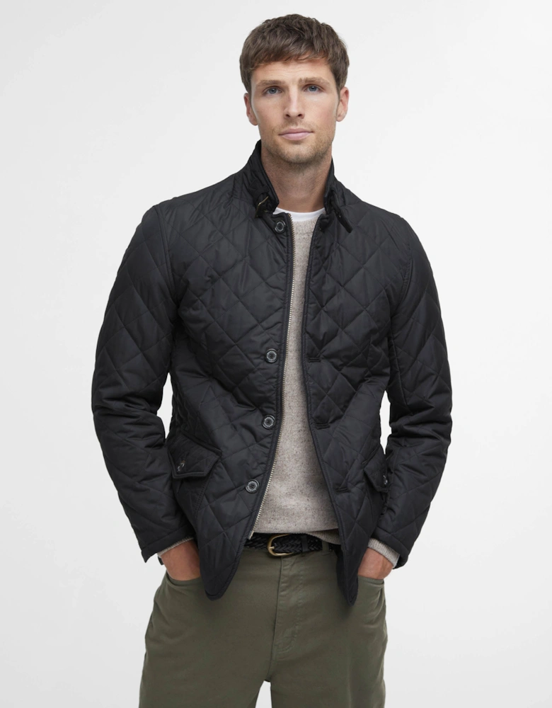 Lutz Mens Quilted Jacket - Black