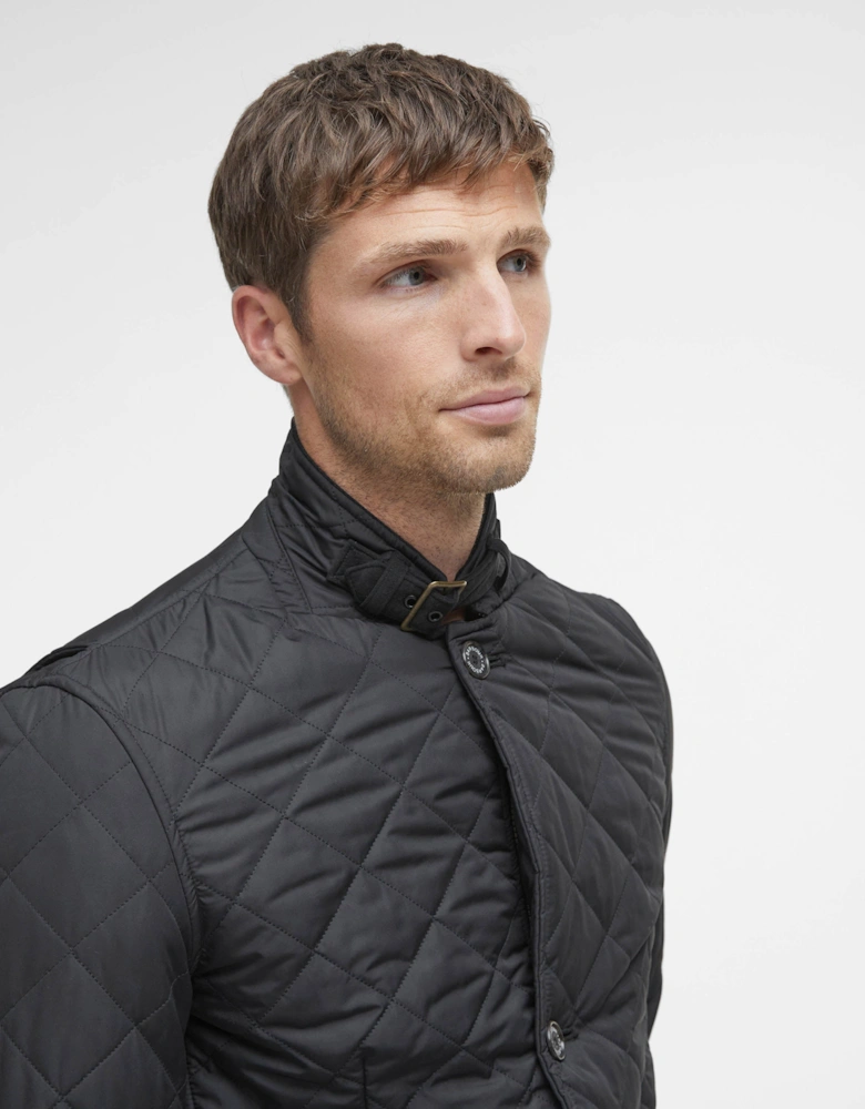 Lutz Mens Quilted Jacket - Black