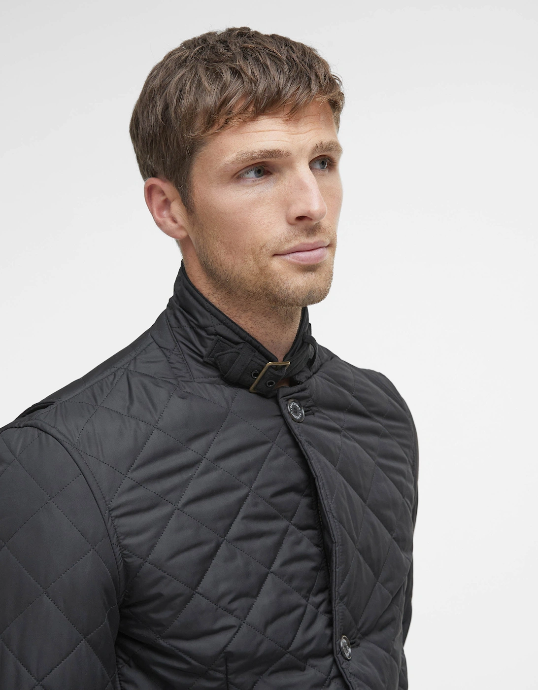 Lutz Mens Quilted Jacket - Black