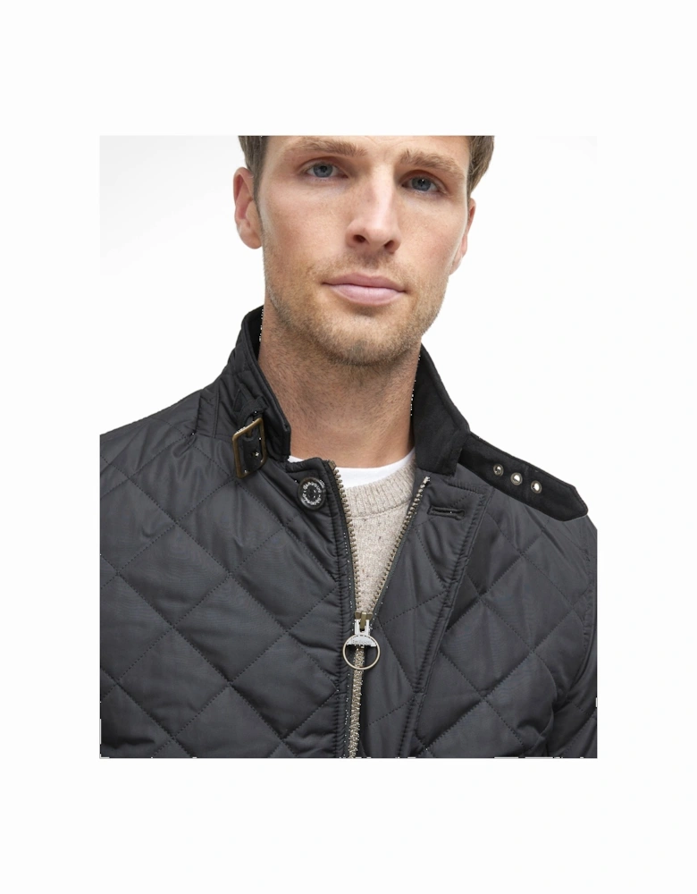 Lutz Mens Quilted Jacket - Black
