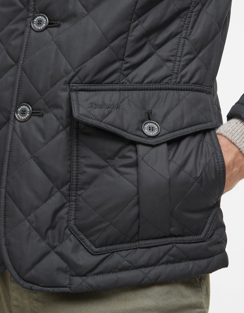 Lutz Mens Quilted Jacket - Black