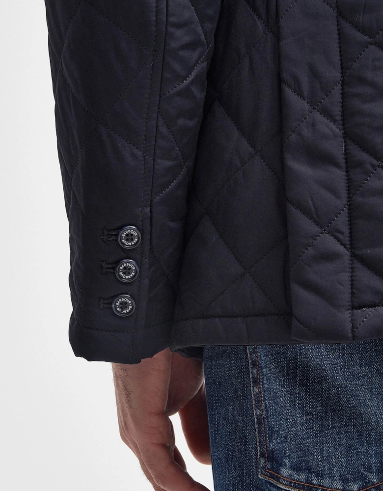 Lutz Mens Quilted Jacket - Navy