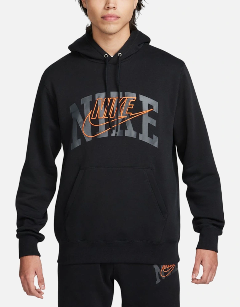 Mens Hoodie Club Fleece Pullover Long Sleeve Hooded Jumper Sports Gym Top