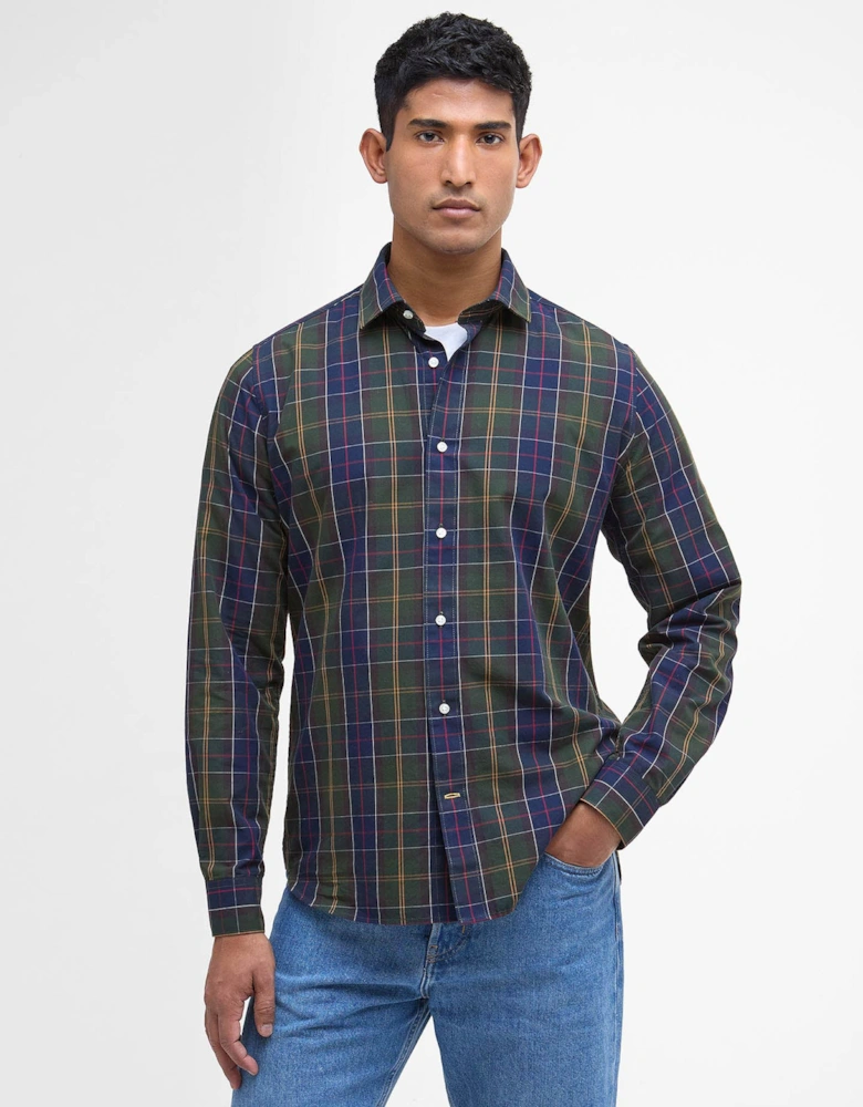 Kenton Mens Checked Tailored Shirt - Classic Tartan