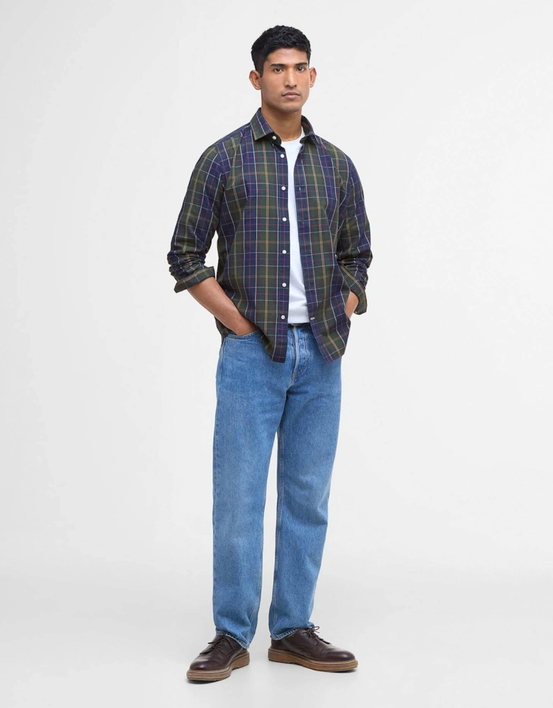 Kenton Mens Checked Tailored Shirt - Classic Tartan