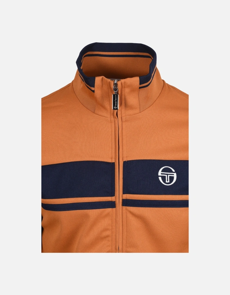 Damarindo Track Top Pumpkin Spice/Maritime Blue