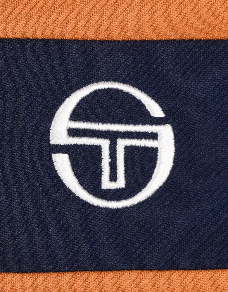 Damarindo Track Top Pumpkin Spice/Maritime Blue