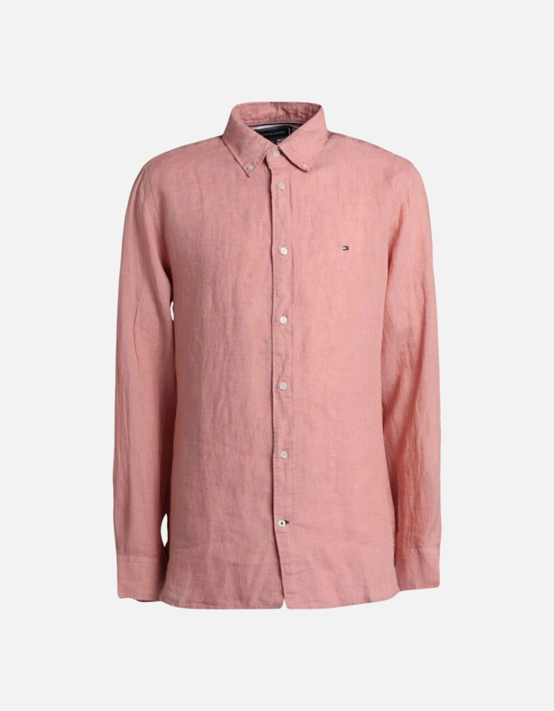 Tommy Hilfiger Mens Shirts XM05382 Solid Heritage Oxford Breathable Cotton Shirt