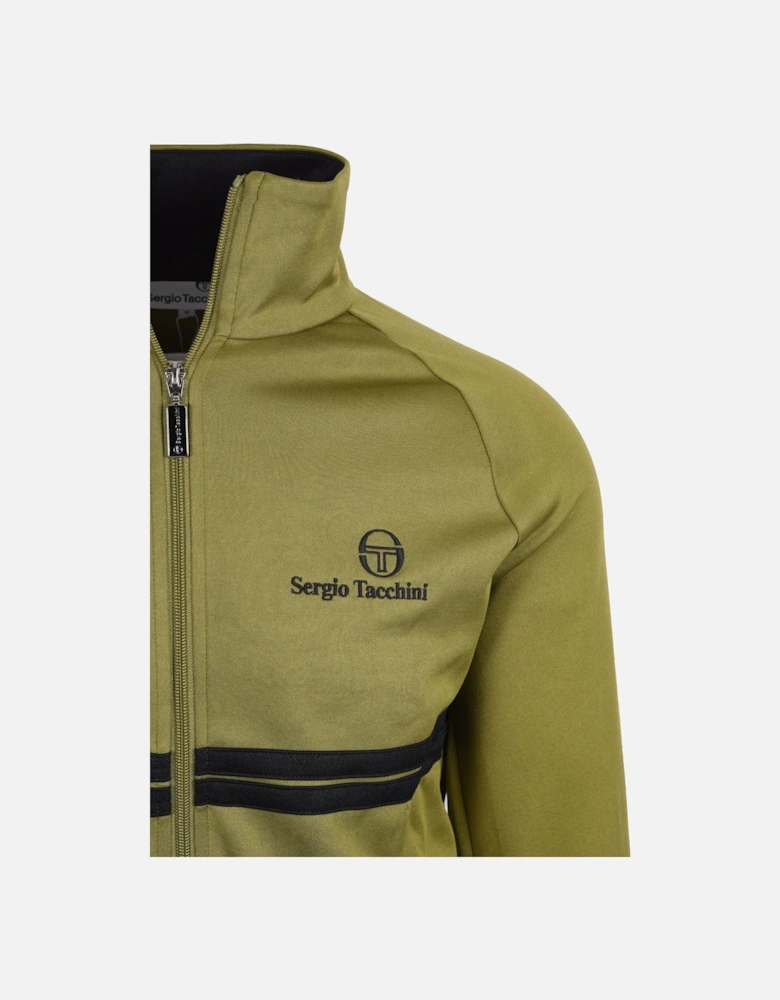 New Dallas Track Top Black/Avocado