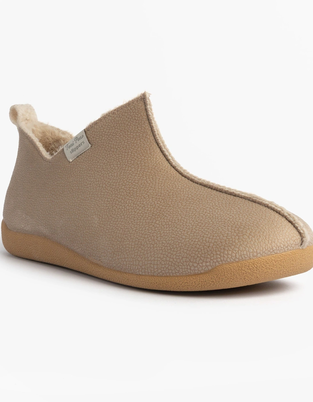MOSCU-BD Womens Boot Slippers Beige