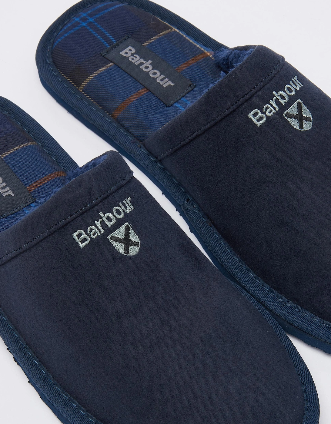 Everitt Mens Mule Slippers - Navy