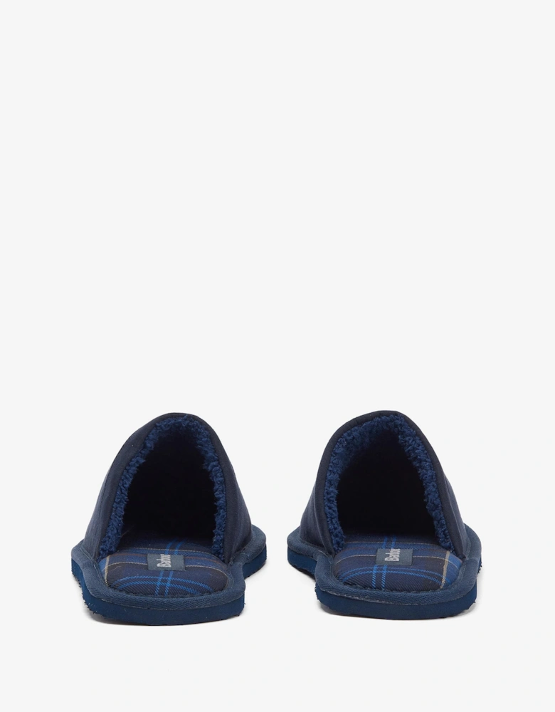 Everitt Mens Mule Slippers - Navy