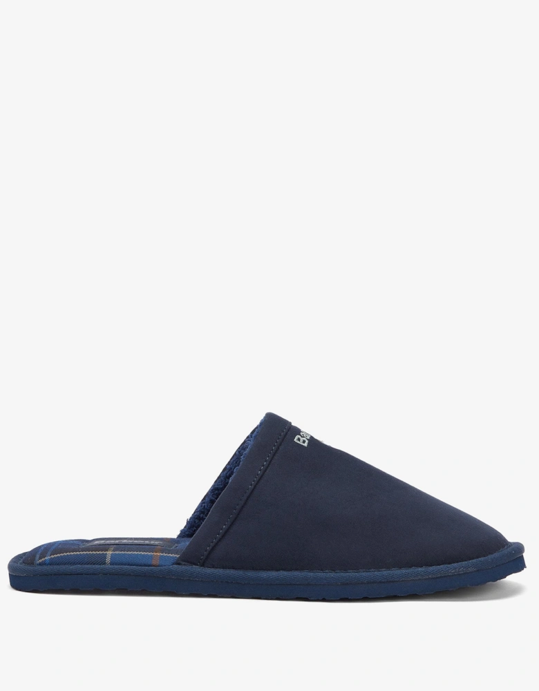 Everitt Mens Mule Slippers - Navy