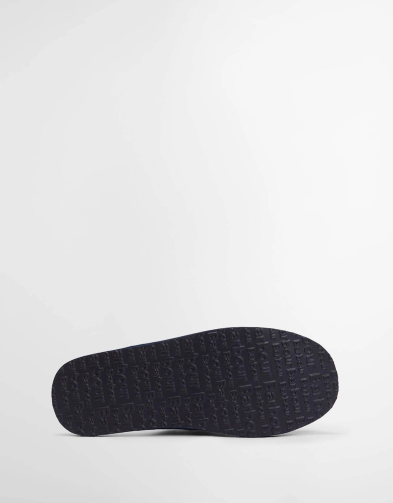 Everitt Mens Tartan Mule Slippers - Winterberry Tartan