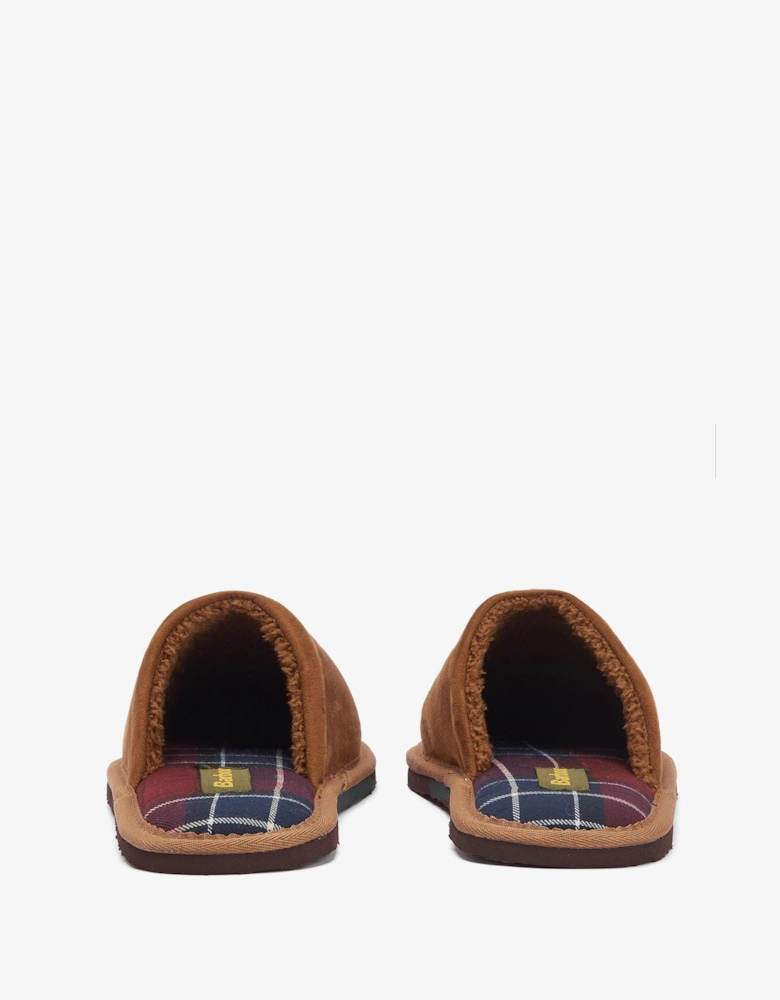 Everitt Mens Mule Slippers - Camel
