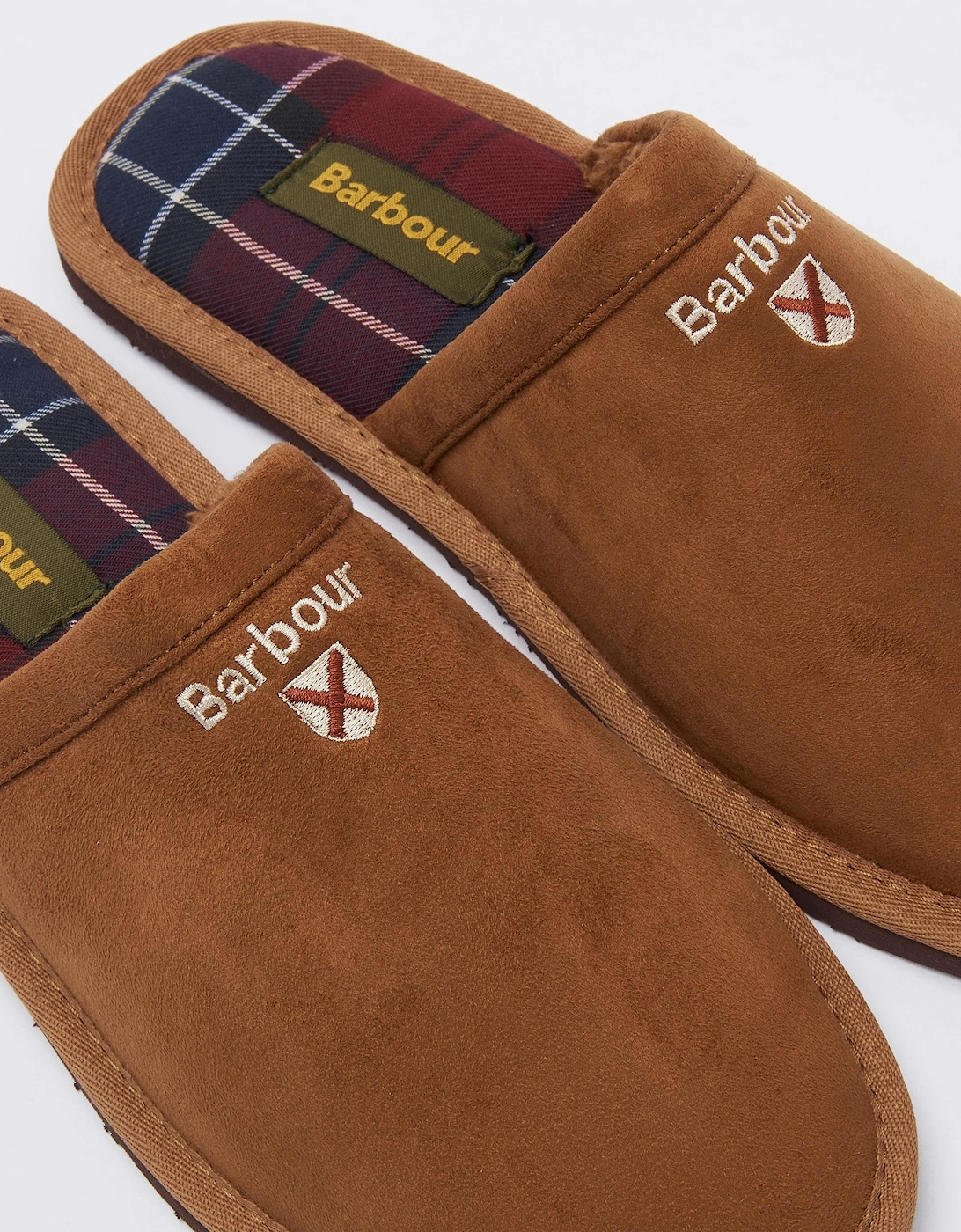 Everitt Mens Mule Slippers - Camel