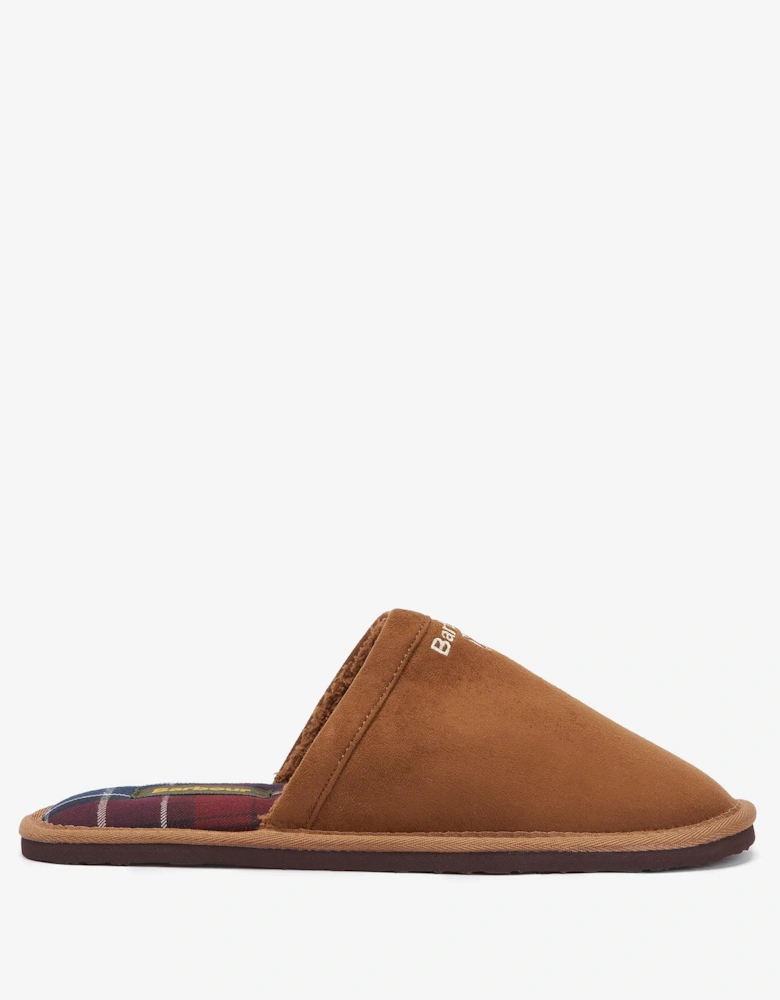 Everitt Mens Mule Slippers - Camel