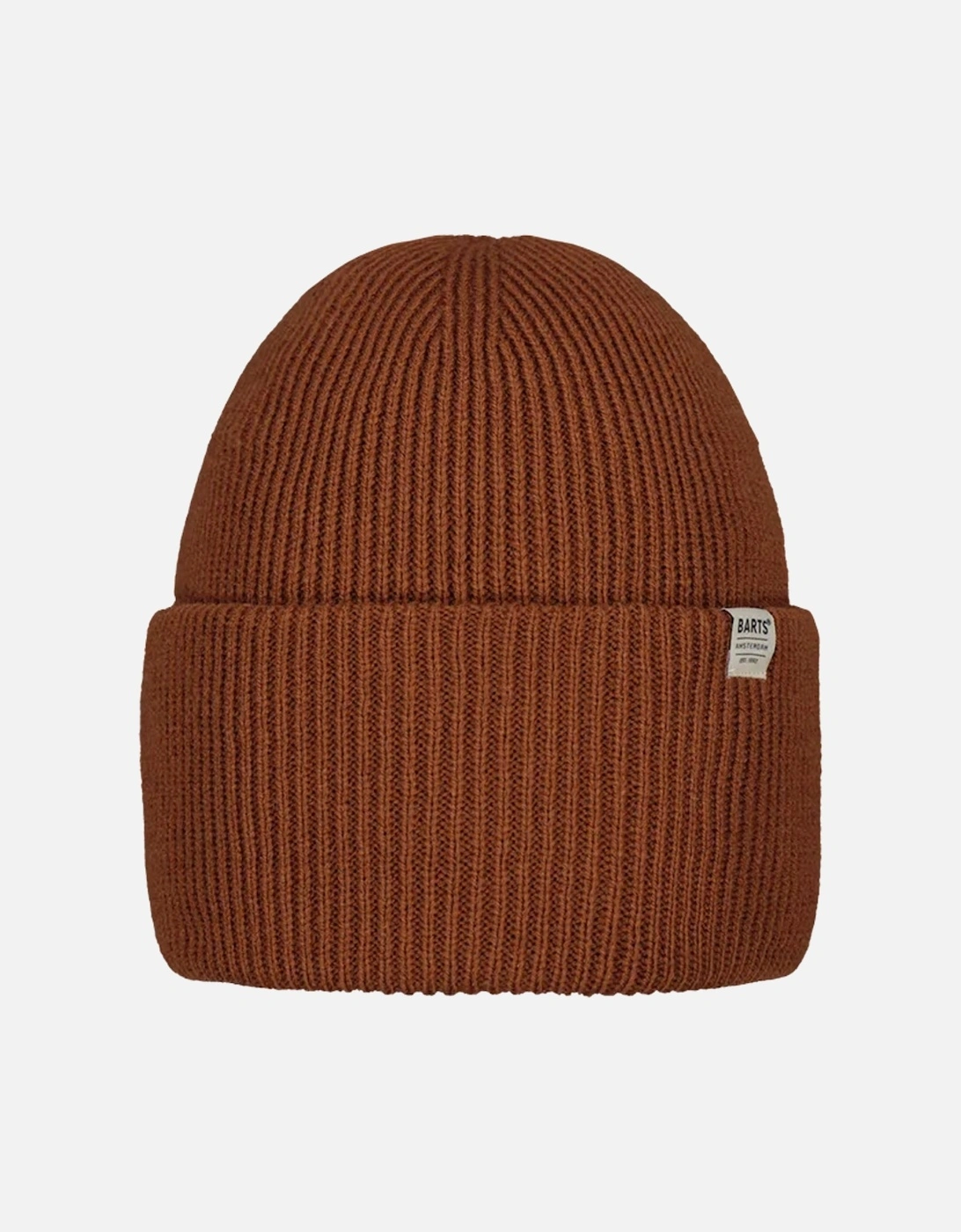 Haveno High Cuffed Ribbed Knit Stretchy Beanie Hat, 2 of 1