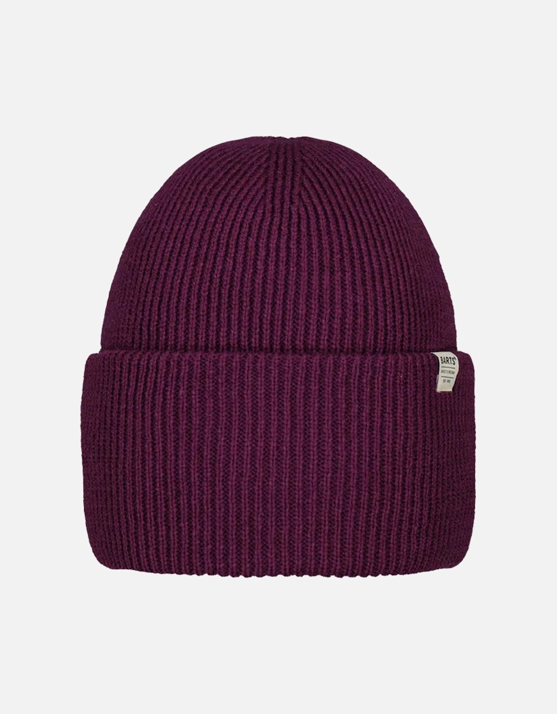 Haveno High Cuffed Ribbed Knit Stretchy Beanie Hat, 2 of 1