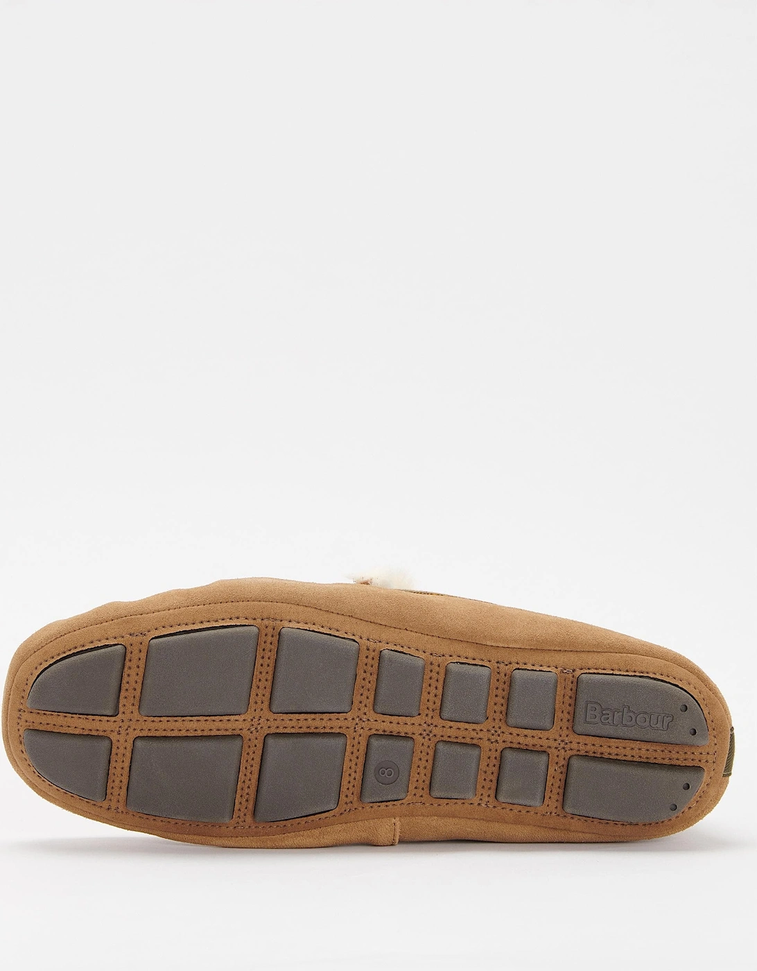 Monty Moccasin Mens Slippers - Camel Suede