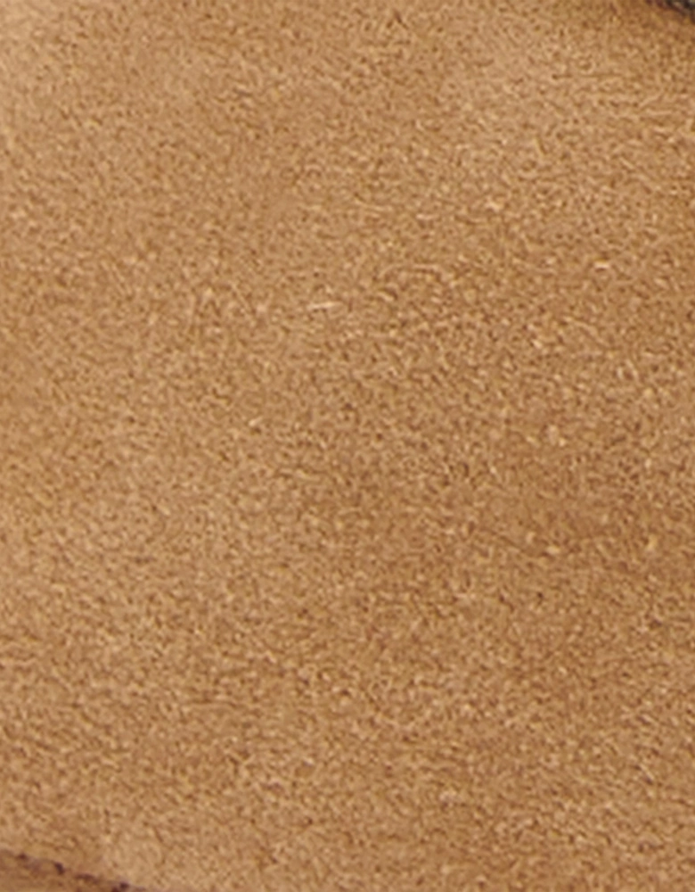 Monty Moccasin Mens Slippers - Camel Suede