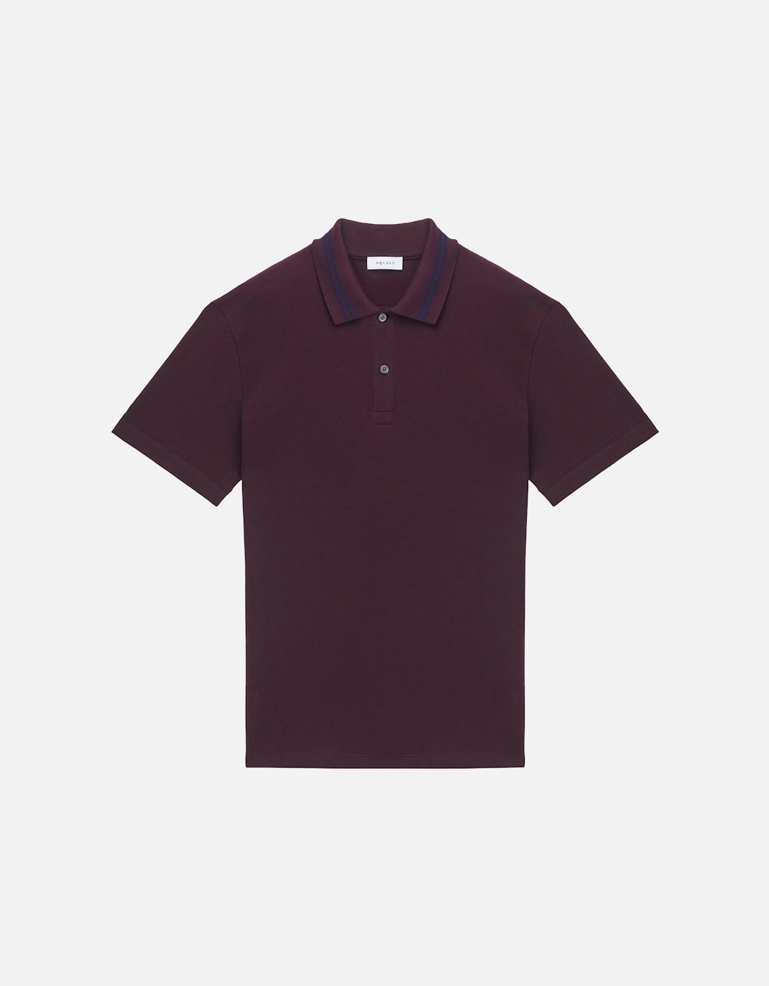 Jacquard Collar Polo Plum, 7 of 6