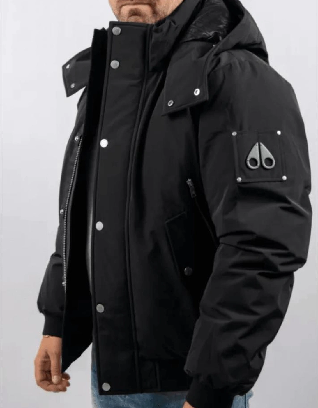 Granite Peak Black Bomber Jacket