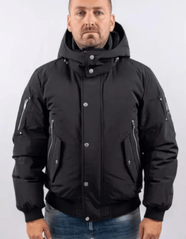 Granite Peak Black Bomber Jacket