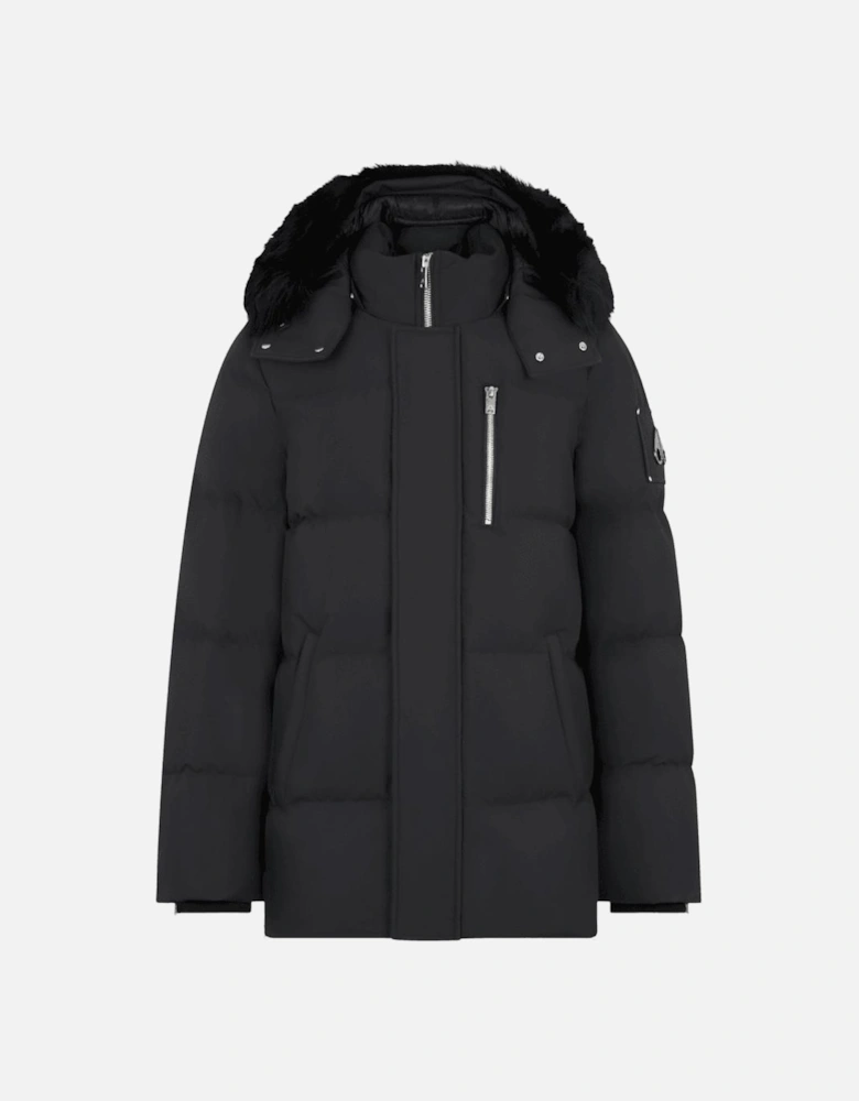 Cloud 3Q Parka Black/Black Fur