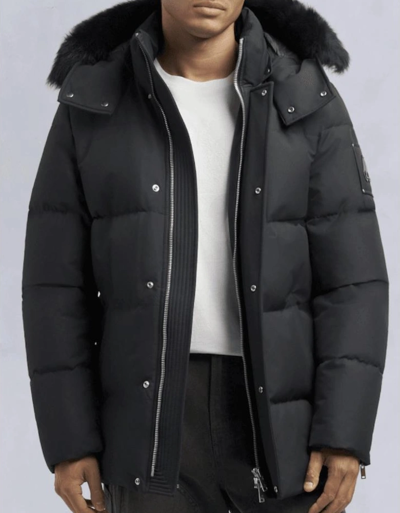 Cloud 3Q Parka Black/Black Fur