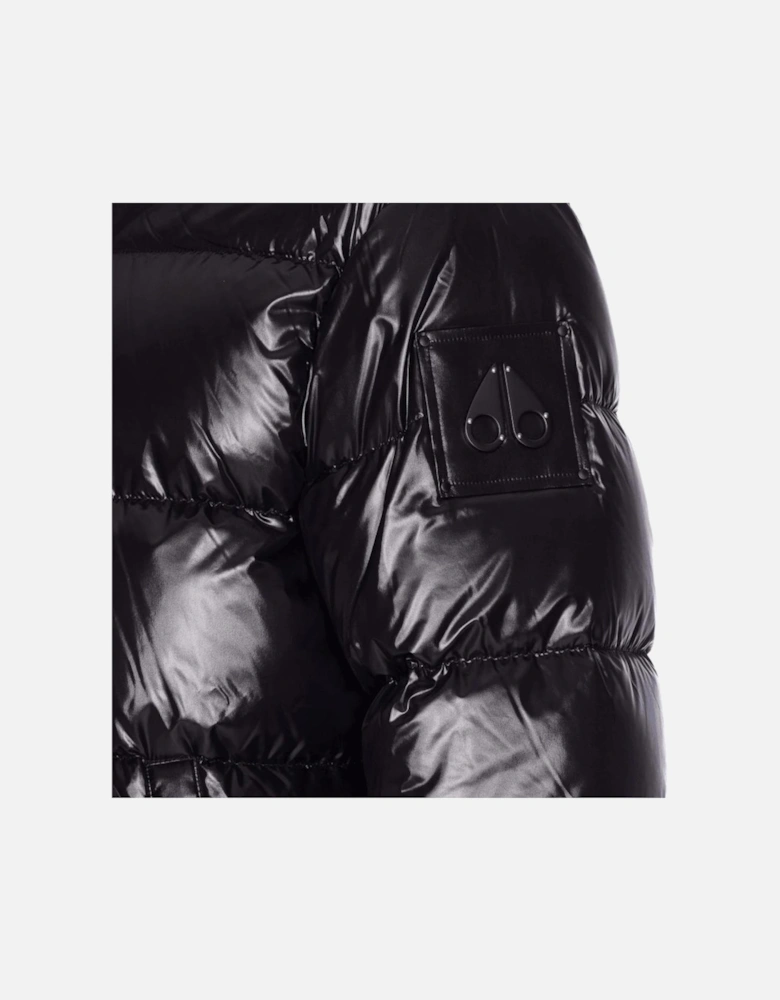 Kings Shiny Fur Hooded Puffer Jacket