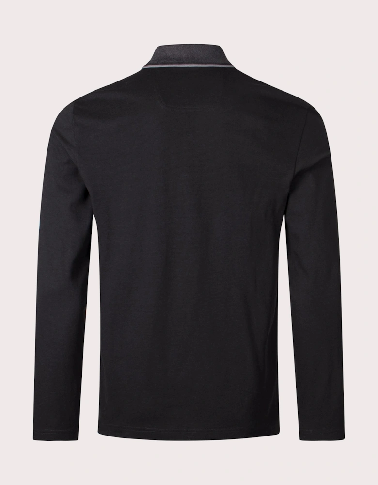 Long Sleeve League Plisy Polo Shirt