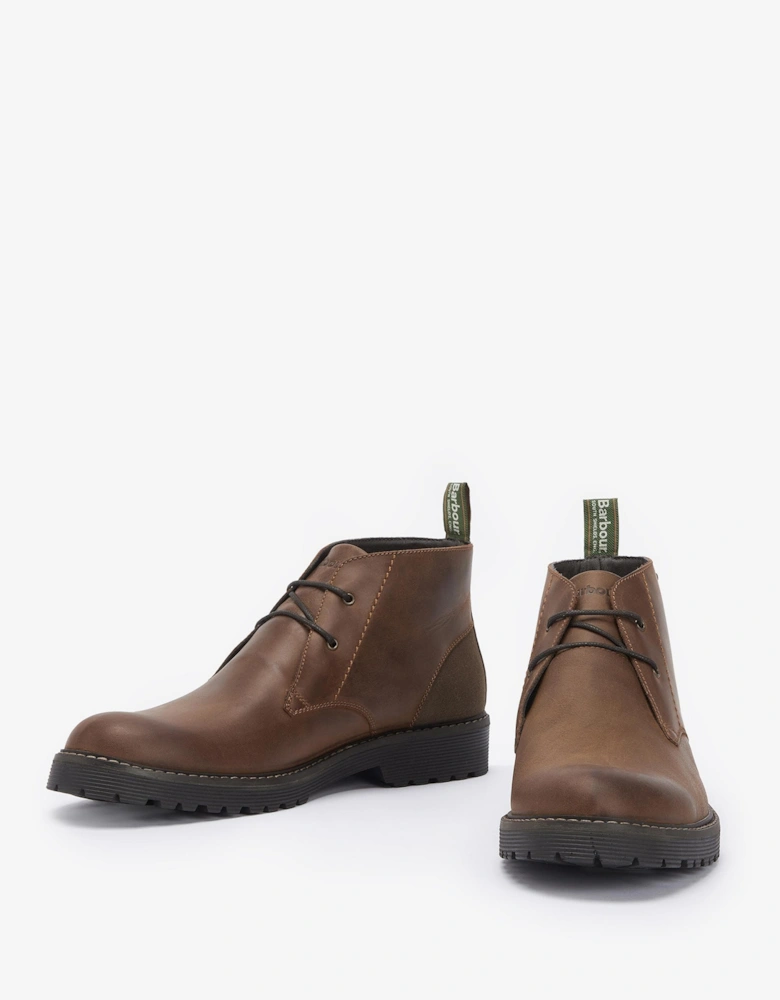 Maxwell Mens Chukka Boots - Teak