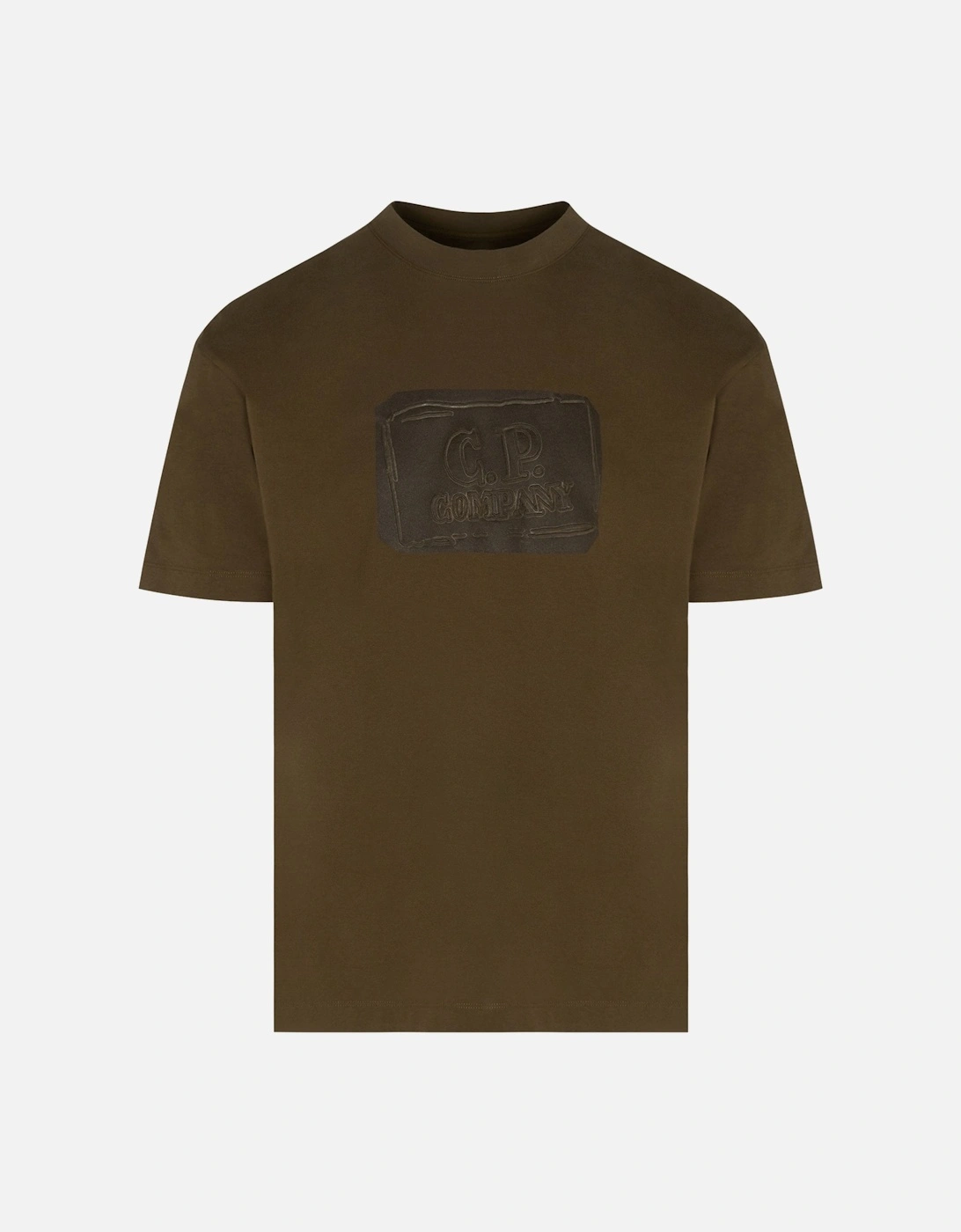 30/1 Logo Patch T-shirt Green, 3 of 2