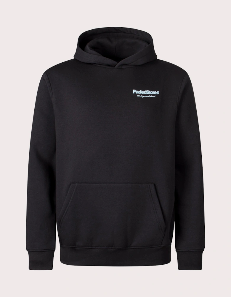 Relaxed Fit Core Back Print Hoodie