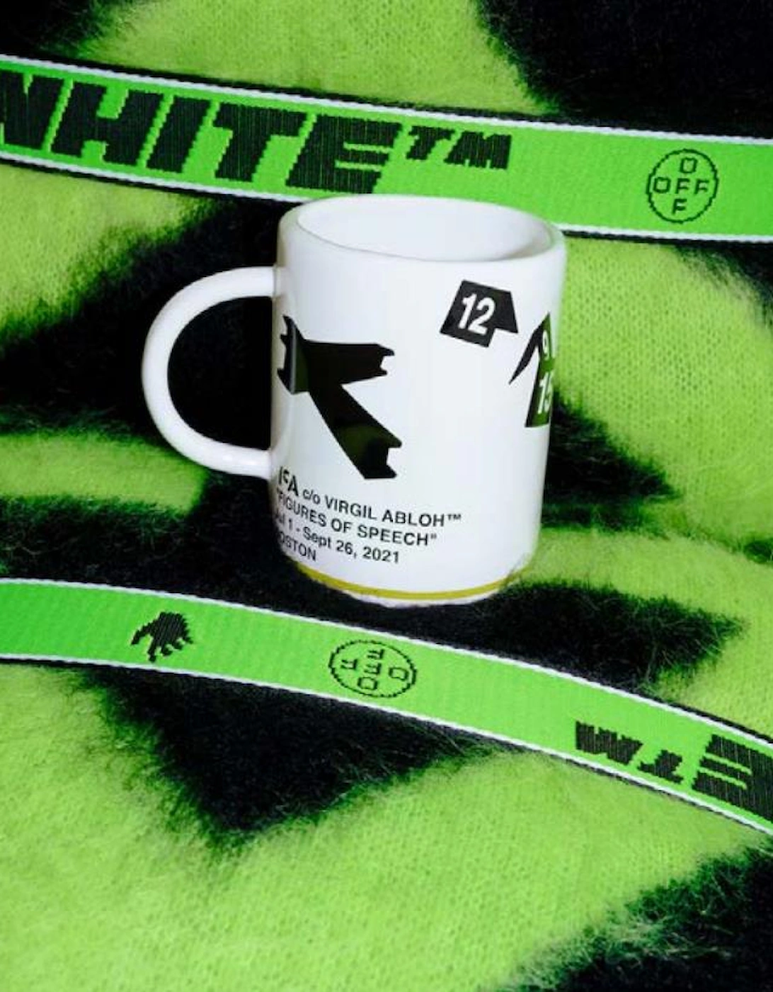 X ICA Ceramic Coffee Mug White