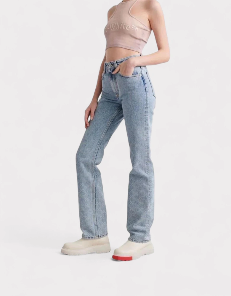 Logo Patch Ribbed Vest Top