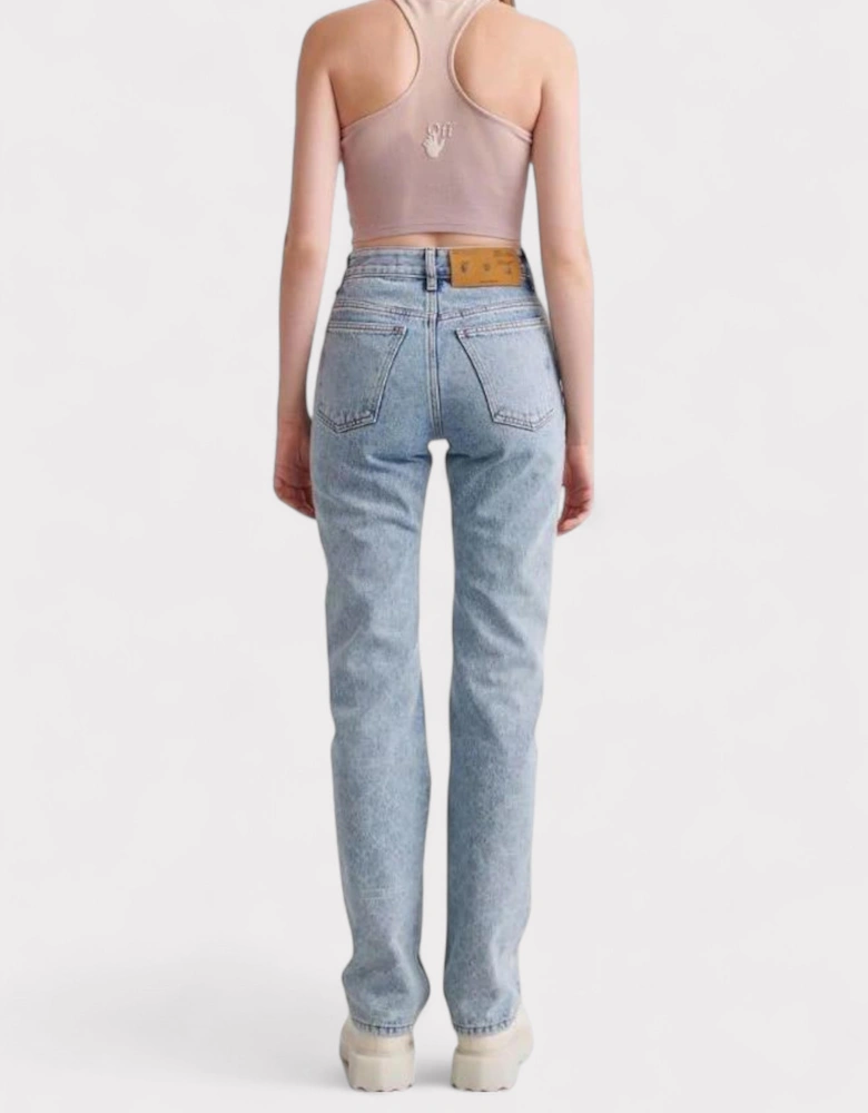 Logo Patch Ribbed Vest Top