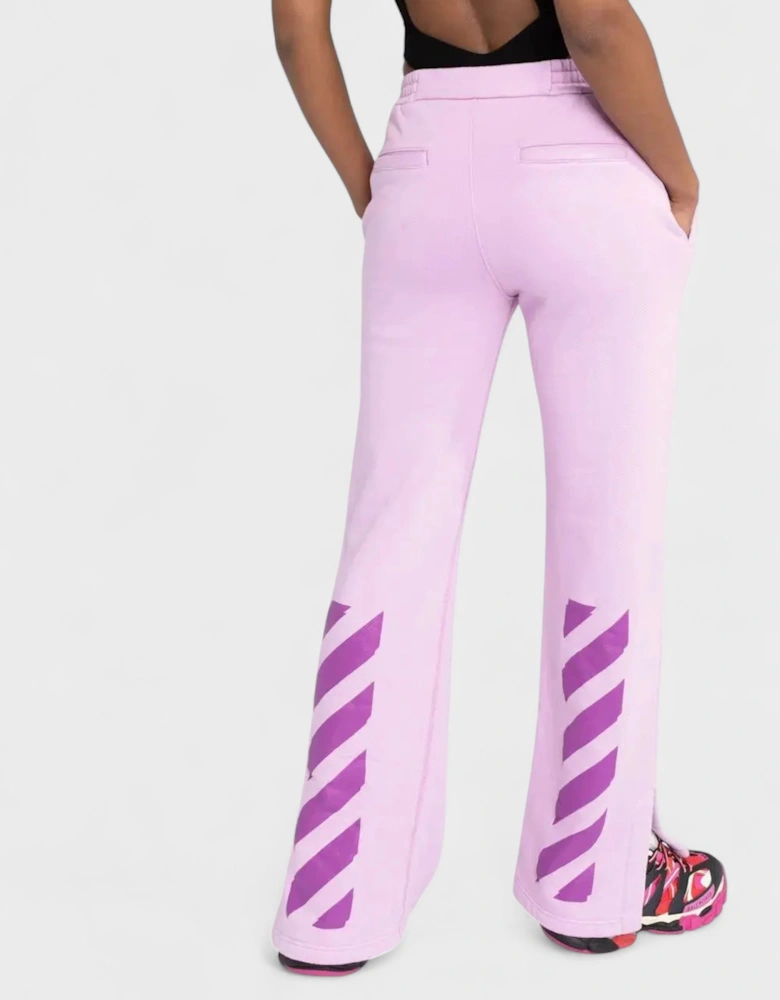 Diag Tapered Sweatpant Lilac