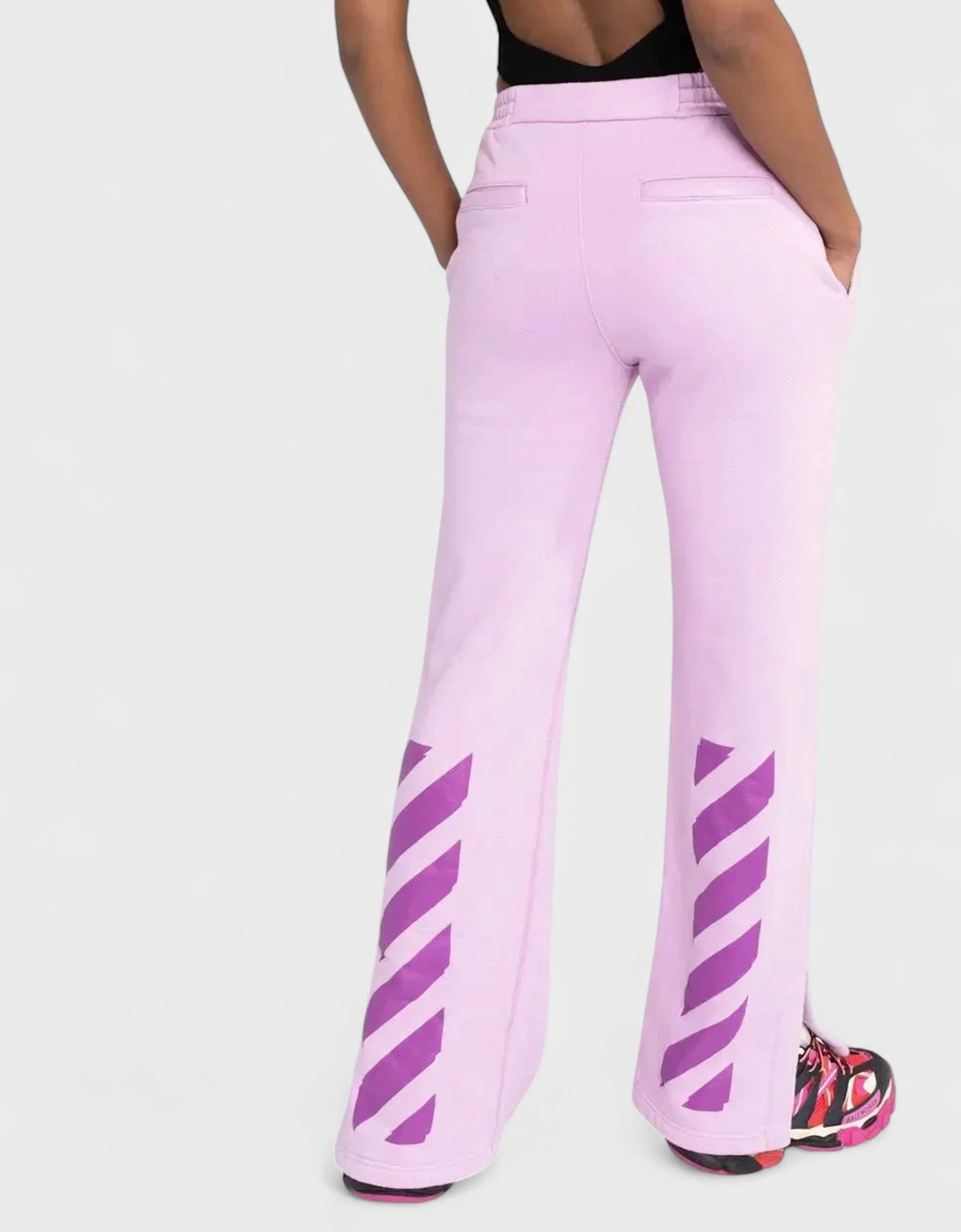 Diag Tapered Sweatpant Lilac