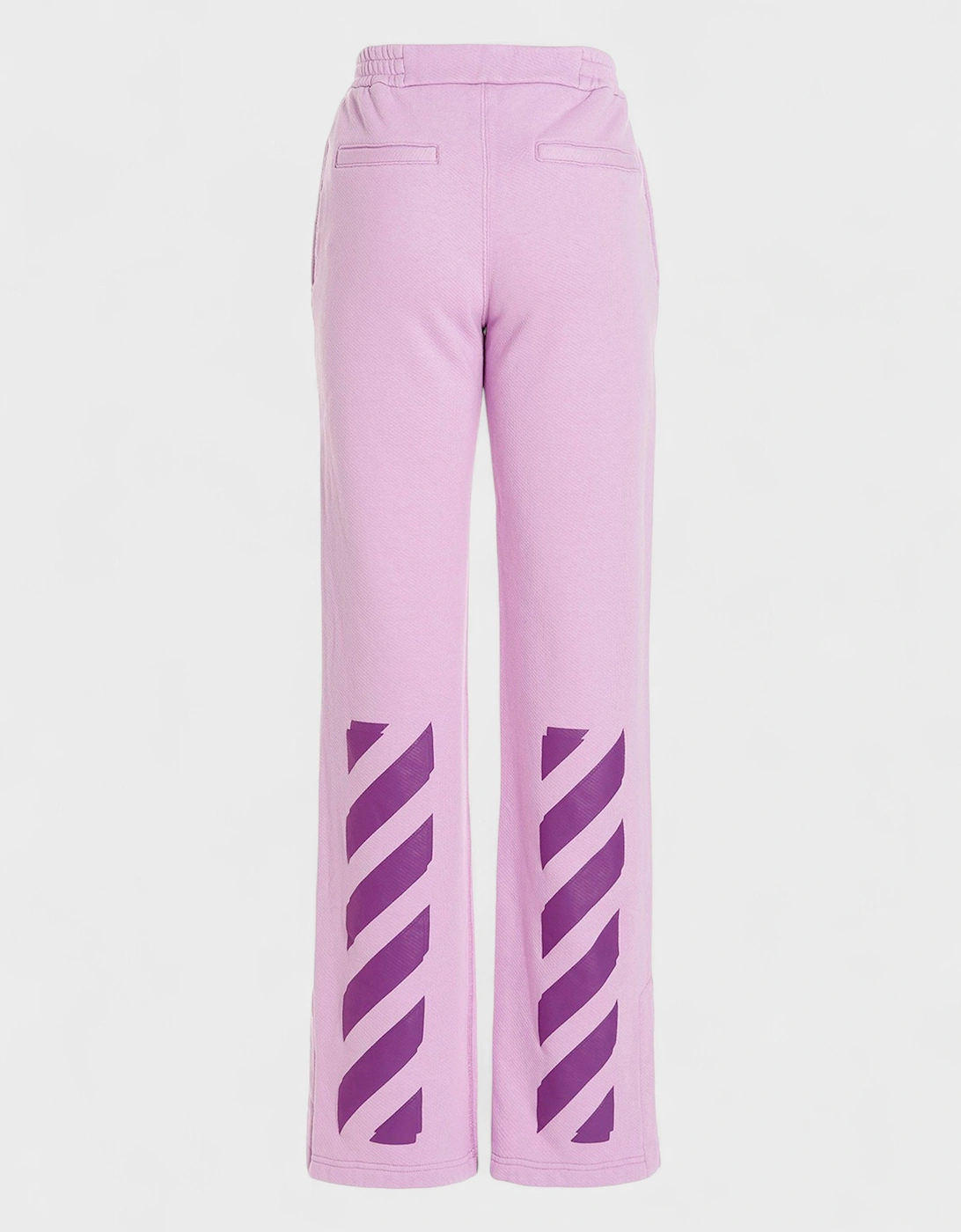 Off-White Women's Purple Diag Tapered Sweatpant Lilac - Size: Xs
