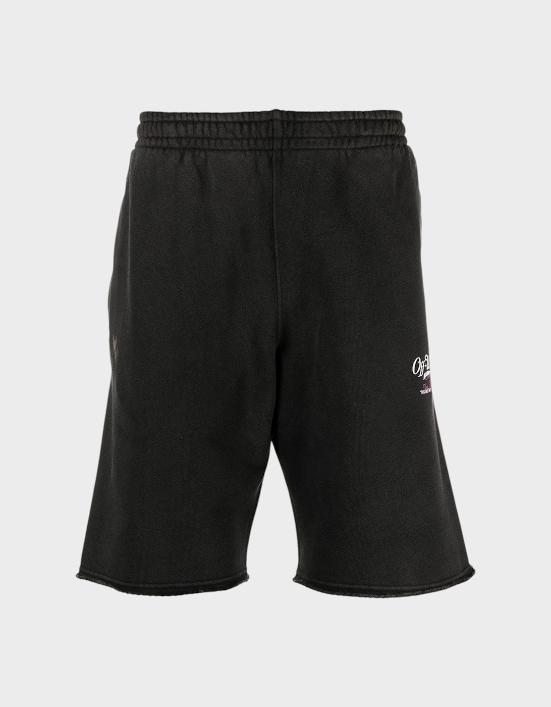 Off-White Unisex Black/Black Wave Off Sweatshorts - Size: S