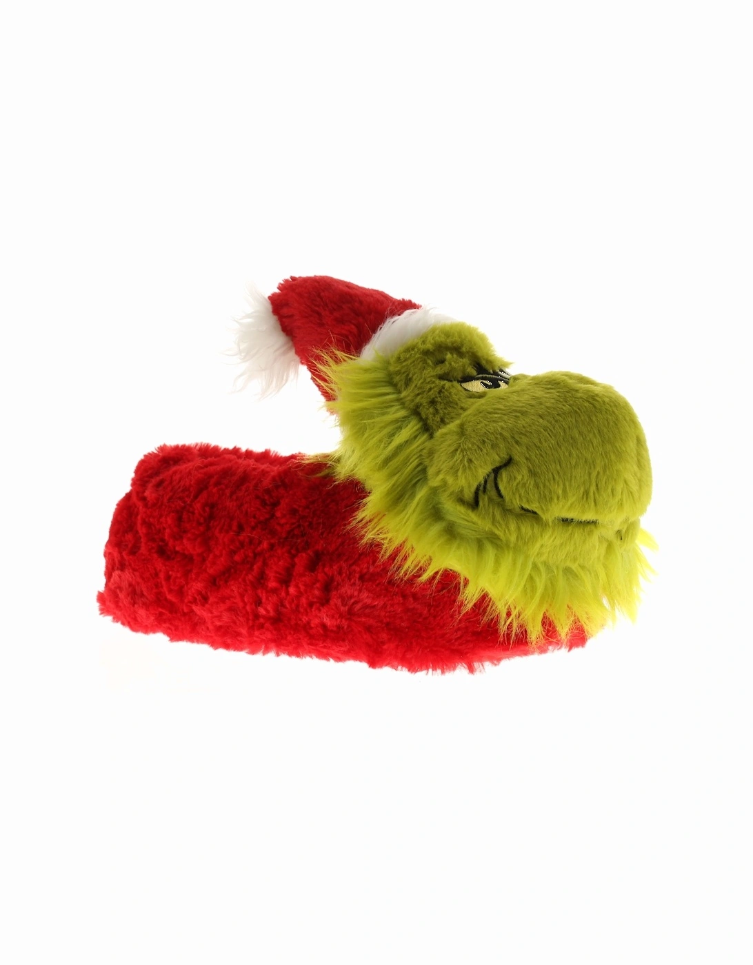 Mens Slippers Novelty M Christmas Character Red Green UK Size, 6 of 5