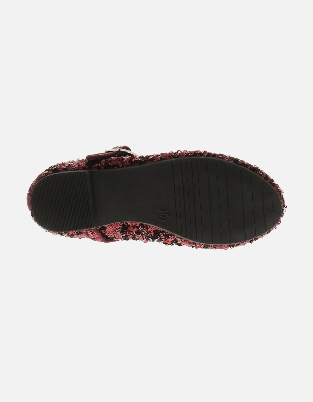 Girls Shoes Party Sequined Ballerina Valentina purple UK Size