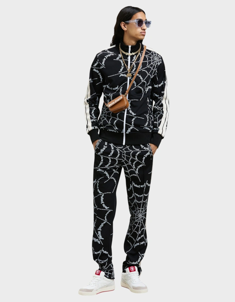 Spider Web Classic Trackpants Black
