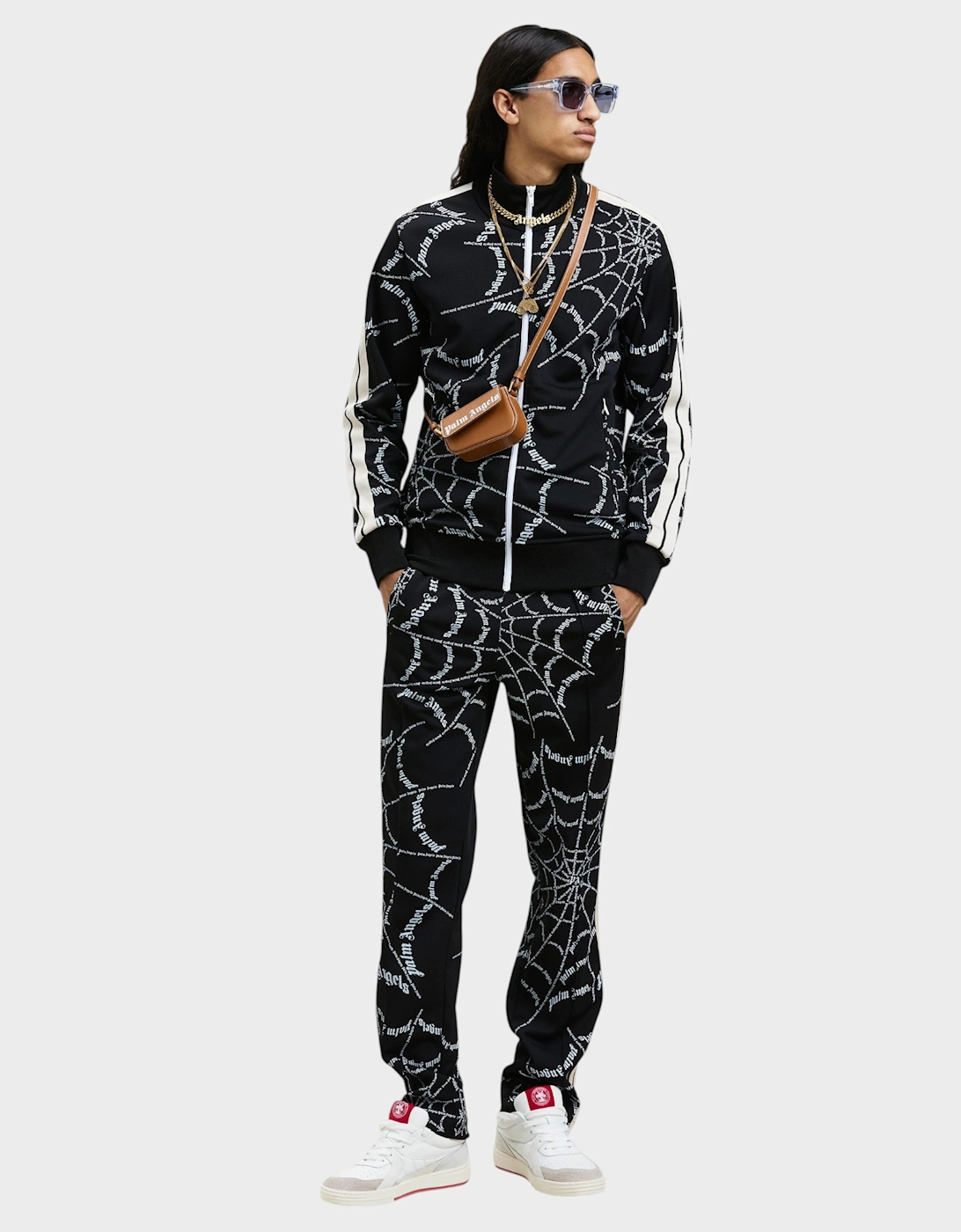 Spider Web Classic Trackpants Black