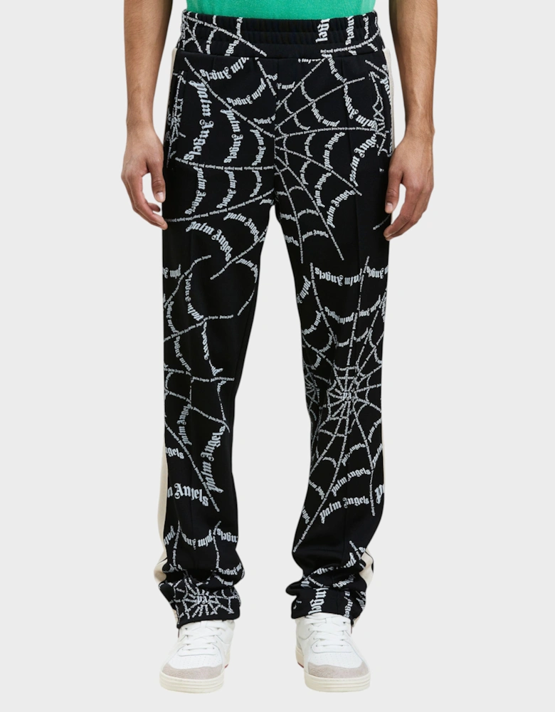 Spider Web Classic Trackpants Black