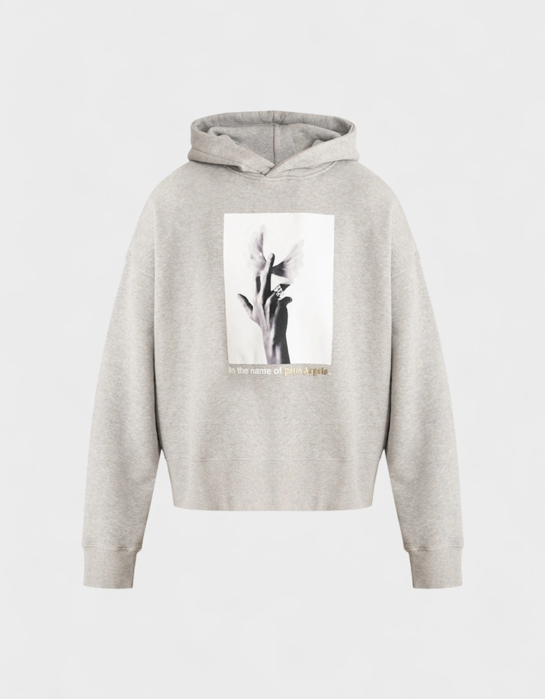 Wings Hoodie Melange Grey