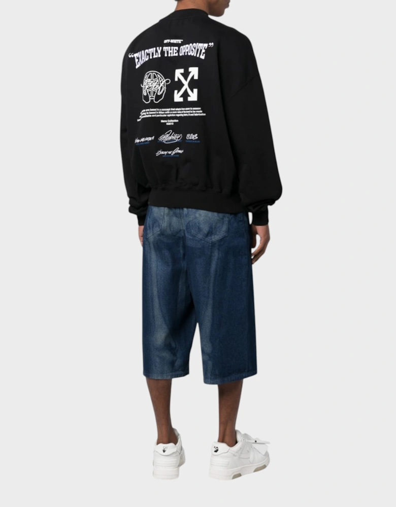 Exact Opp Boxy Crewneck Black