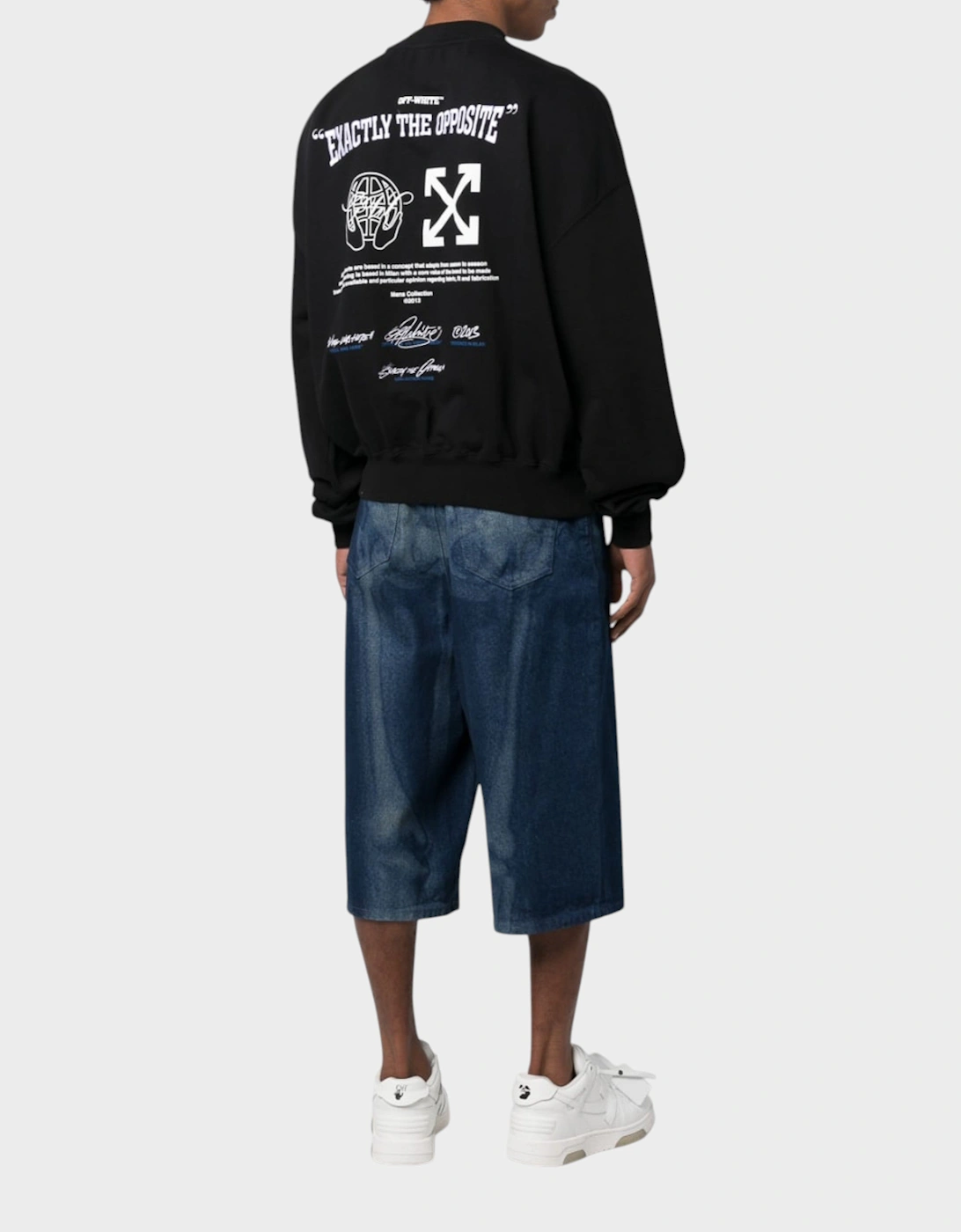 Exact Opp Boxy Crewneck Black